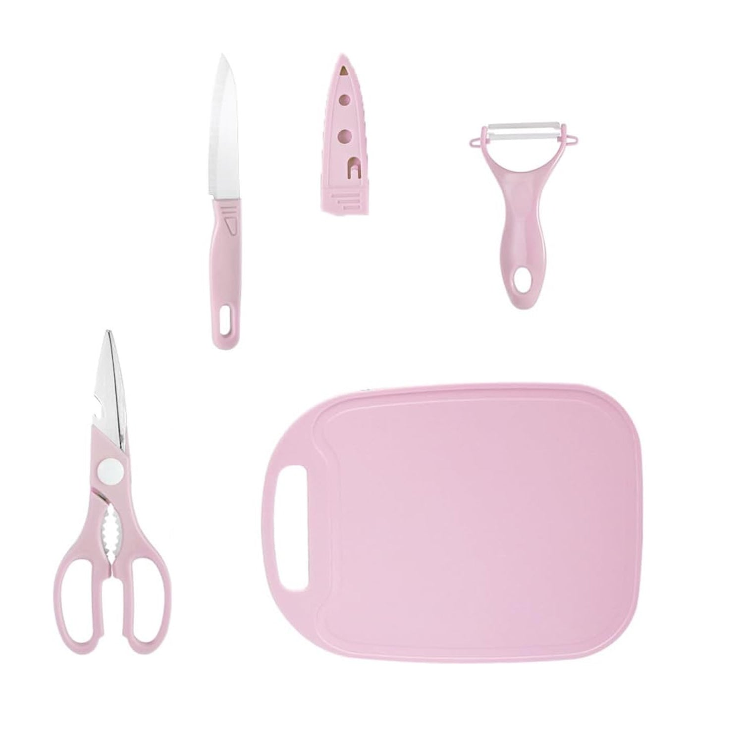 5490 Mini Travel Cutting Board Set, 4 Pcs Portable Mini Camping Plastic Cutting Board & Knife, Fruits & Vegetable Peeler Scissors, Kitchen Knives Set, for travel, picnic, camping, outdoor, park (4 Pc Set) 5490 Mini Travel Cutting Board Set, 4 Pcs Portable Mini Camping Plastic Cutting Board & Knife, Fruits & Vegetable Peeler Scissors, Kitchen Knives Set, for travel, picnic, camping, outdoor, park (4 Pc Set)